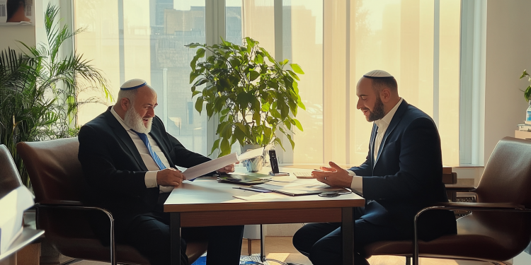 סגן השר נפגש עם מתן דיל לקידום תקציבי פיתוח למגזר החרדי ברחובות